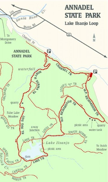 Lake Ilsanjo Trail Map